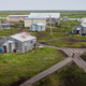 These wooden sidewalks help keep residents in Newtok, Alaska, from sinking into the melting permafrost.